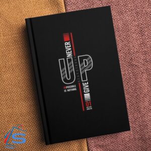 BOOK COVER NEVER GIVE UP