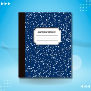 Composition Book, Dark Blue  College Ruled,
