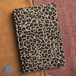 leopard print pattern book cover