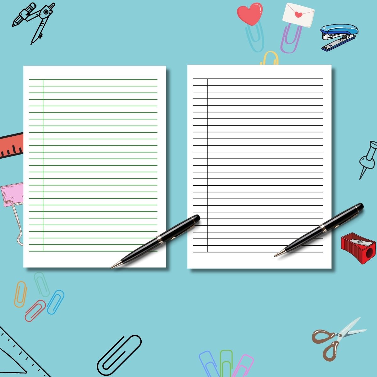 Bold Line GREEN, BLACK, 9 MM - Image 5